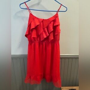 American Eagle Outfitters Bright Red/Orange Dress